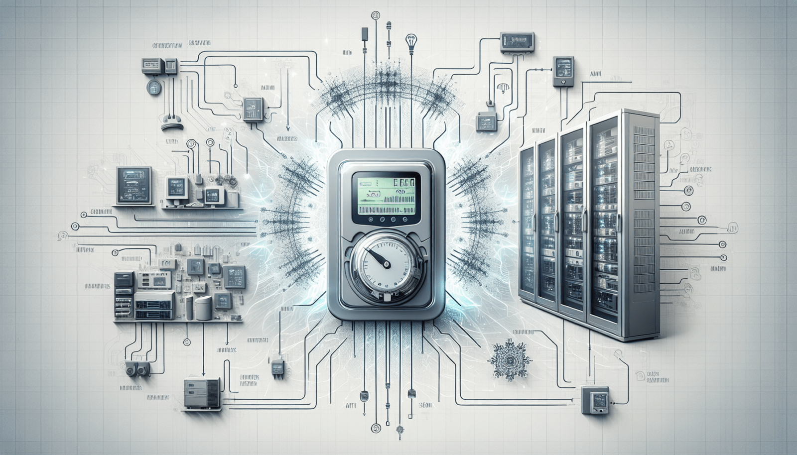 Illustration of key components of IoT smart metering systems