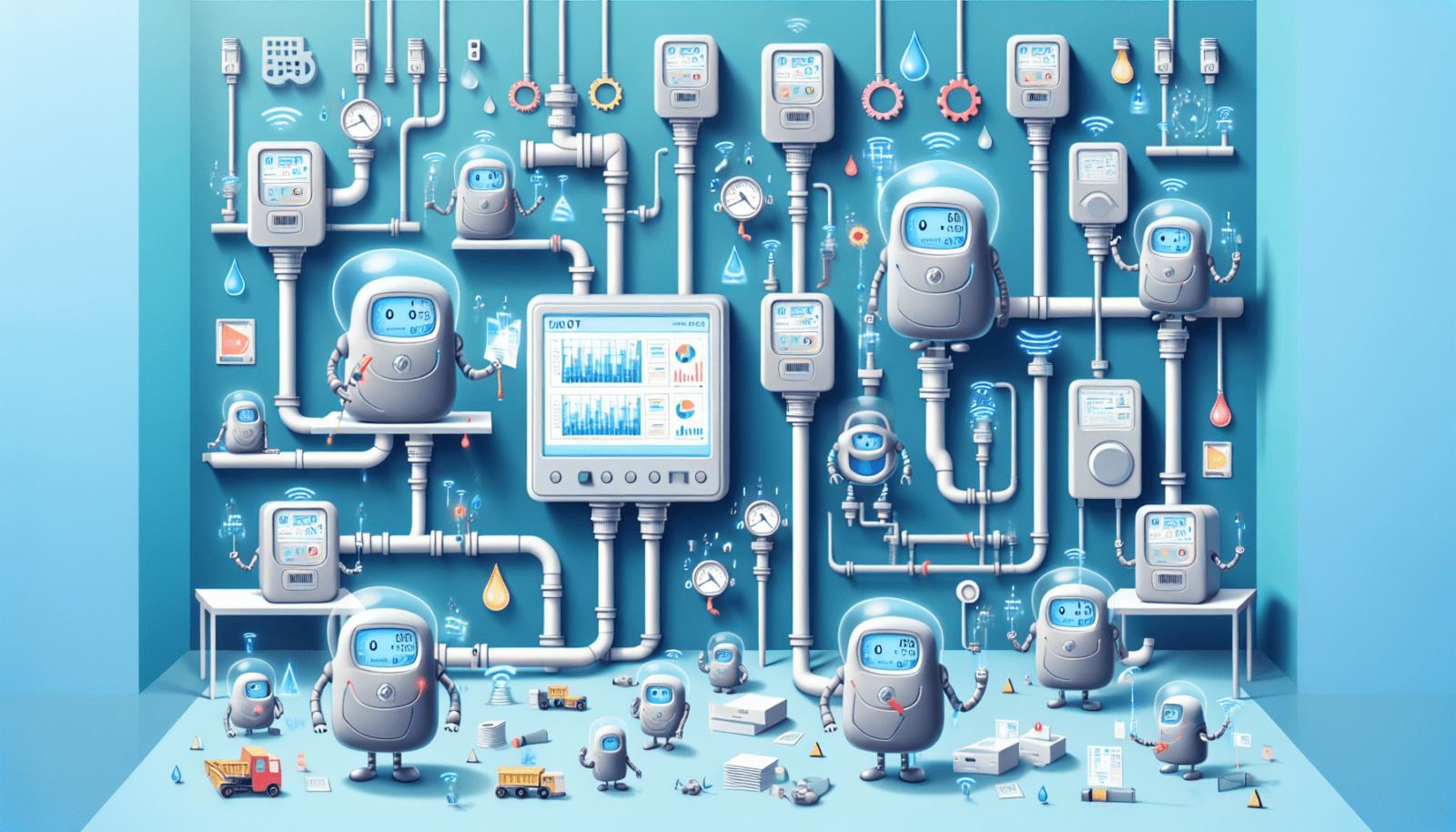 Applications of IoT smart meters in water and gas utilities