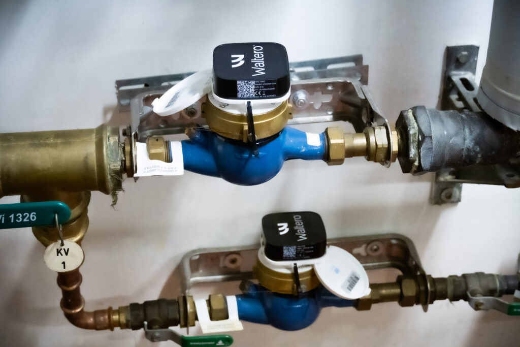 Waltero smart meter for water flow measurement